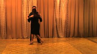 Beginner Argentine Tango Lesson Mordida El Sanguchito The Sandwich Bite [upl. by Norrag]