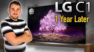 LG C1 OLED Review  1 Year Later [upl. by Krispin]