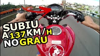 PUXEI NO GRAU A 137KMH NA RAPOSO  PEGA COM FAZER 250 E XJ6 😭 [upl. by Sheelagh998]