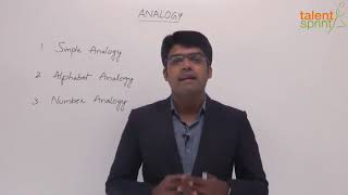 Analogy  Introduction  Reasoning Ability  TalentSprint Aptitude Prep [upl. by Tati]