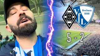 7 TORE IM BORUSSIAPARK  STADIONVLOG  GLADBACH VS BOCHUM [upl. by Adnaerb]