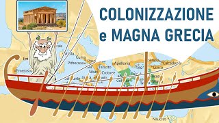 🏛🧭 La COLONIZZAZIONE e la MAGNA GRECIA  Storia Greca 📚 [upl. by Atteval]