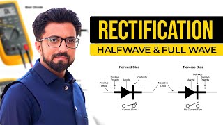 Rectification FSC amp BSC  Half wave rectifier  Full wave rectifier  full wave rectification class [upl. by Shipman]