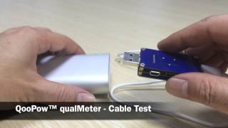 CableTest of USB Cable and Charger Tester  qualMeter BasicNew prooductqualMeter Basic [upl. by Haneeja829]