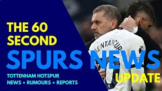 THE 60 SECOND SPURS NEWS UPDATE Injury Update Bentancur Sarr Sessegnon Richarlison and Solomon [upl. by Galven]