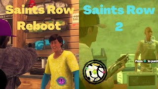 Saints Row Reboot Vs Saints Row 2  Store Robbery [upl. by Onibag813]