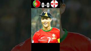 Portugal VS Northern Ireland Epic Ronaldo Comeback youtube shorts football [upl. by Frederick]