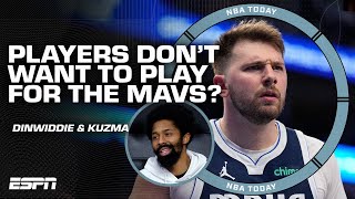 Why dont players want to play with Luka Doncic amp the Mavericks  NBA Today [upl. by Aciraa]