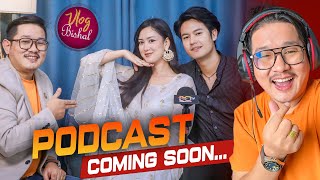 Bishal Rai Vlog  Dhiraj Magar 😍 Upasana Singh Thakuri  Mero PODCAST 🔥🎉 coming soon hai  Khusma [upl. by Annyahs346]