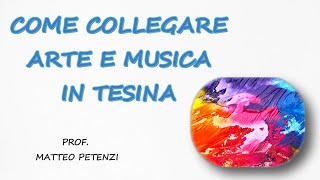 COME COLLEGARE MUSICA E IMPRESSIONISMO [upl. by Vonnie313]