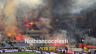 Disordini allo StadioOlimpico prima del derby LazioRoma di CoppaItalia [upl. by Lombardy758]