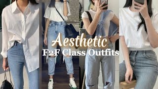 AestheticMinimalist Outfits For F2F Class 2022 Color Combos Pinterest amp Korean OutFits [upl. by Nuli]