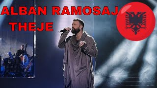 Albania 🇦🇱 Alban Ramosaj  Theje Festivali i Këngës REACTION [upl. by Gill]