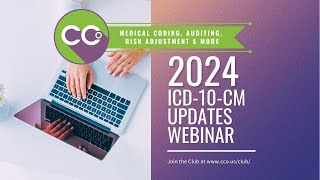 2024 ICD10CM Updates Webinar  Learn About New Revised amp Deleted ICD10CM Codes [upl. by Neille]