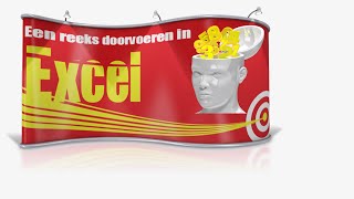 Excel  Een reeks doorvoeren in Excel [upl. by Assilak]