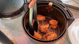 Air Fryer Chicken Thighs Recipe  How To Cook Boneless Skinless Chicken Thighs In The Air Fryer [upl. by Edac]