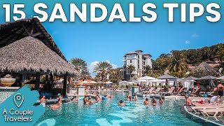 Our Top 15 Tips for Sandals Resorts  2023 [upl. by Eiramnna279]