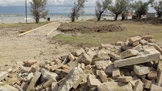 Il nuovo volto del lungomare di San Salvo beach volley spazi inclusivi e anfiteatri per bambini [upl. by Rehnberg523]