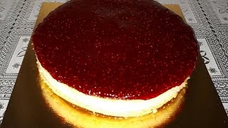 Frambuazlı Cheesecake YapılışıCheesecake Framboise [upl. by Lorens]