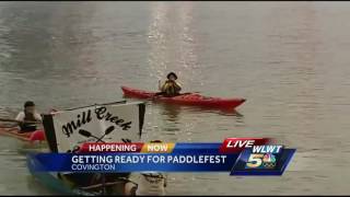 Paddlers getting ready for Paddlefest [upl. by Katerine]