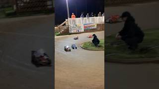 RC racing mudboss on the super smooth banked oval track [upl. by Valera]