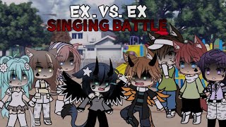 Ex vs Ex singing battle gacha life [upl. by Harvie]