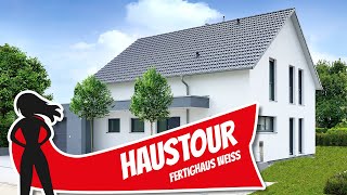 Haustour Musterhaus Life mit PhotovoltaikAnlage und Speicher von Fertighaus Weiss  Hausbau Helden [upl. by Appolonia]