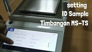 setting ID sample print out timbangan MSTS Mettler Toledo [upl. by Ibmab]