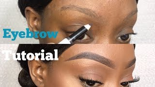 EASY EYEBROW TUTORIAL UPDATED FOR VERY THIN amp SPARSE BROWS  TIPS FOR OILY BROWS [upl. by Schwarz]