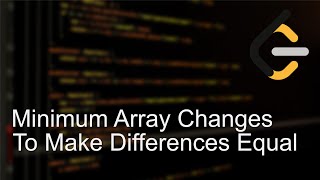 Leetcode 3224  Minimum Array Changes to Make Differences Equal  Biweekly Contest 135 [upl. by Eel45]