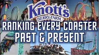 Ranking Every Coaster EVER at Knotts Berry Farm [upl. by Baum]