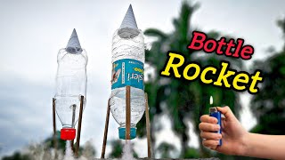 How To Make Rocket With Plastic Bottle  How To Make Bottle Rocket  Perfume Bottle Rocket [upl. by Dollie]