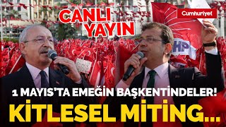 CANLI Kılıçdaroğlu ve İmamoğlu 1 Mayısta emeğin başkentinde Zonguldakta kitlesel miting [upl. by Karalynn]