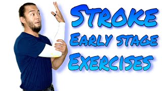 Stroke Exercises For Inital Stages  Occupational Therapy [upl. by Hayalat]