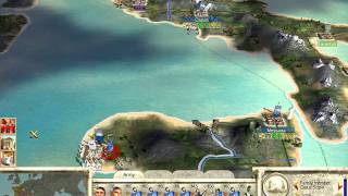 Lets Play Rome Total War  03 Grabbing Up The Final Chunk Hanno Humps a Wall [upl. by Carr]