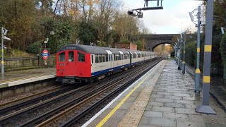 Train 488 Central Line 1962 Tube Stock RAT at Chigwell 2019 [upl. by Normand]