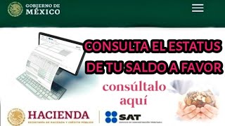 Como consultar el Proceso de mi Devolución de impuestos del SAT 2023 [upl. by Guinn766]