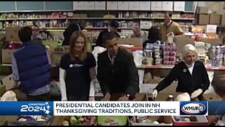 Presidential campaigns have history of joining in NH Thanksgiving traditions [upl. by Lyrad]