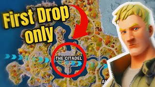 FIRST DROP ONLY CHALLANGE  FORTNITE [upl. by Annail]