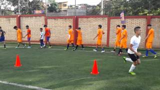 Entrenamiento Tecnico de futbol control y pase [upl. by Kore]