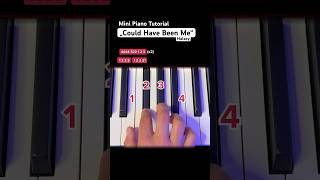 How to play „COULD HAVE BEEN ME“ by Halsey Mini Piano Tutorial pianotutorial learnpiano [upl. by Aerdnna937]