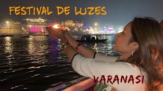 FESTIVAL DIWALI VARANASI  VIAGEM PARA INDIA [upl. by Aina]