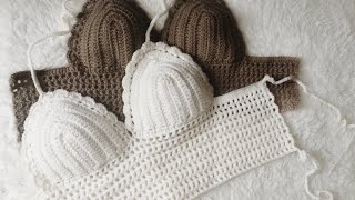 Easy Crochet Crop Top Tutorial [upl. by Norehc395]