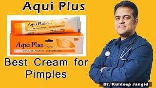 Best Cream for Pimples and Fairness  Aqui Plus  Best Homeopathy Cream for pimples [upl. by Virgie]