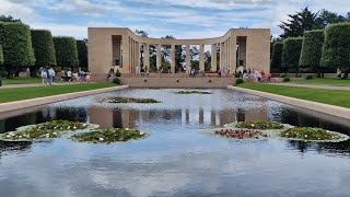 Omaha beach en Normandy American Cemetery and Memorial  augustus 2024 [upl. by Schurman]