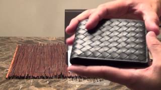 Bottega Veneta Intrecciato VN Leather Wallet AUTHENTIC Like Hermes [upl. by Shawnee509]