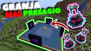 GRANJA De MAL PRESAGIO Para MINECRAFT 12111  Tutorial [upl. by Nahsrad]