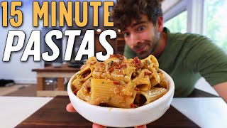 These 15 Minute Pastas Will Change Your Dinners Forever [upl. by Eimac]