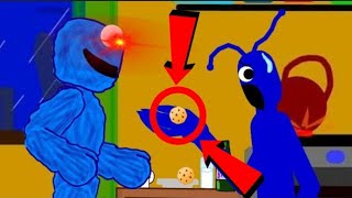 Costume Man Mr Mascot Vs Cookie Monster  Drawing Cartoons 2 Animation Dc2 [upl. by Darill513]