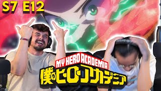 DEKU FINALLY ARRIVES  My Hero Academia Season 7 Episode 12 Reaction [upl. by Aramot]